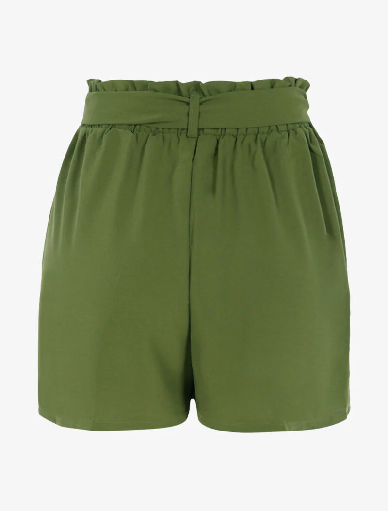 Short fluide coupe loose - kaki - Image 2