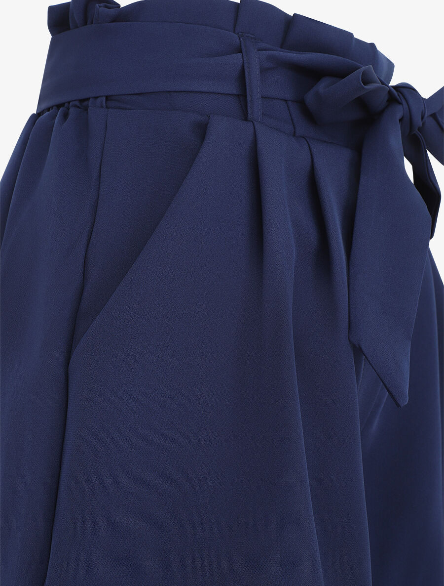 Short paperbag uni - Marine - Image 3