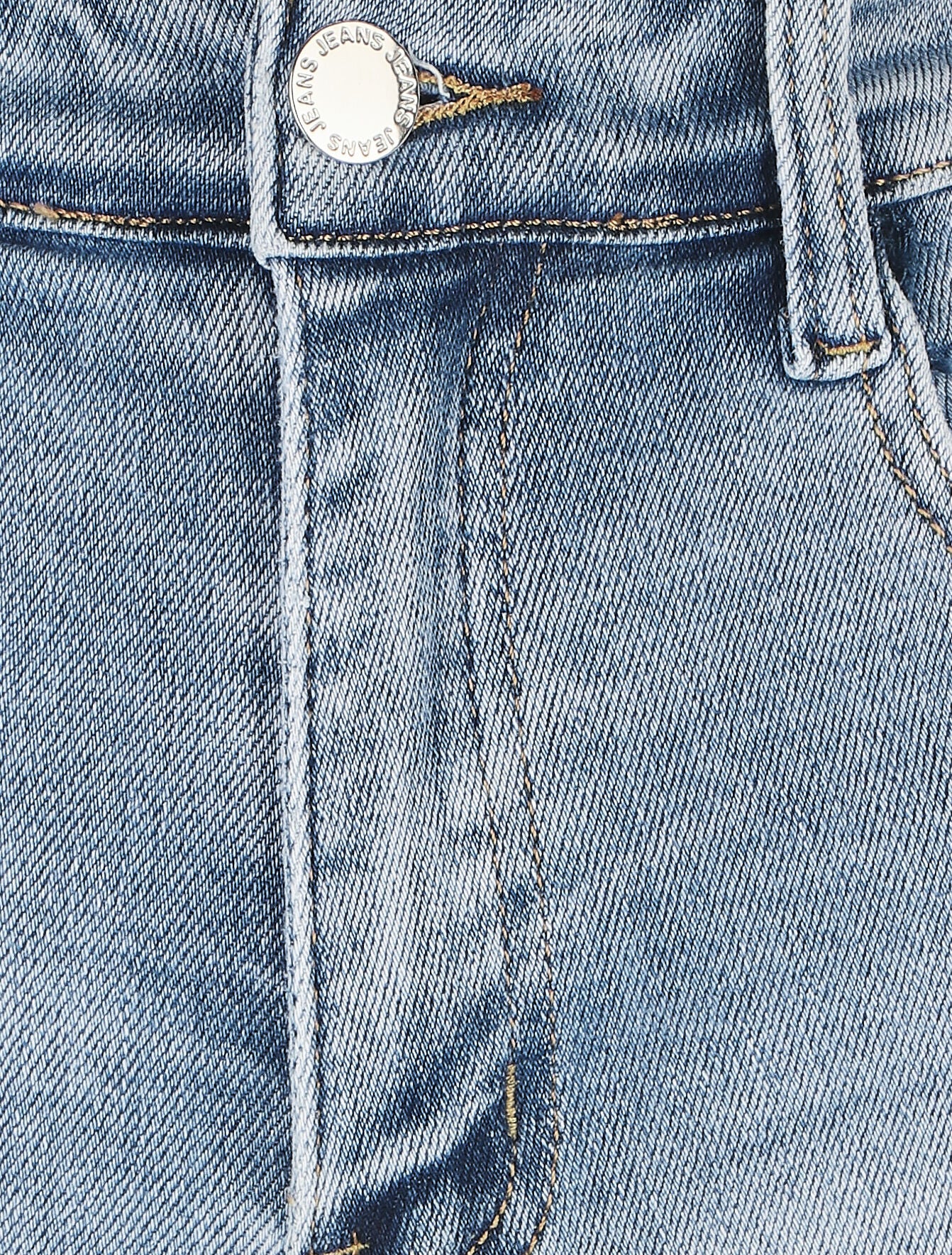Short push up délavé coupe droite - Bleu - Image 3