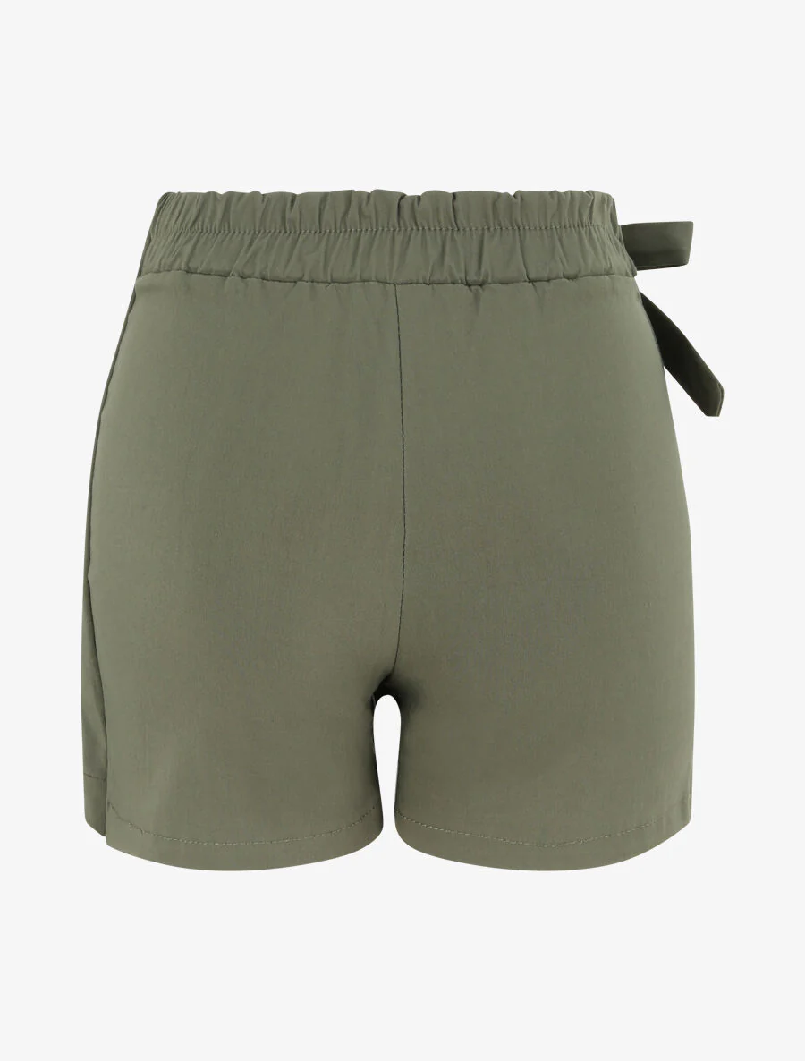 Short style jupe à taille élastiquée - Kaki - Image 2