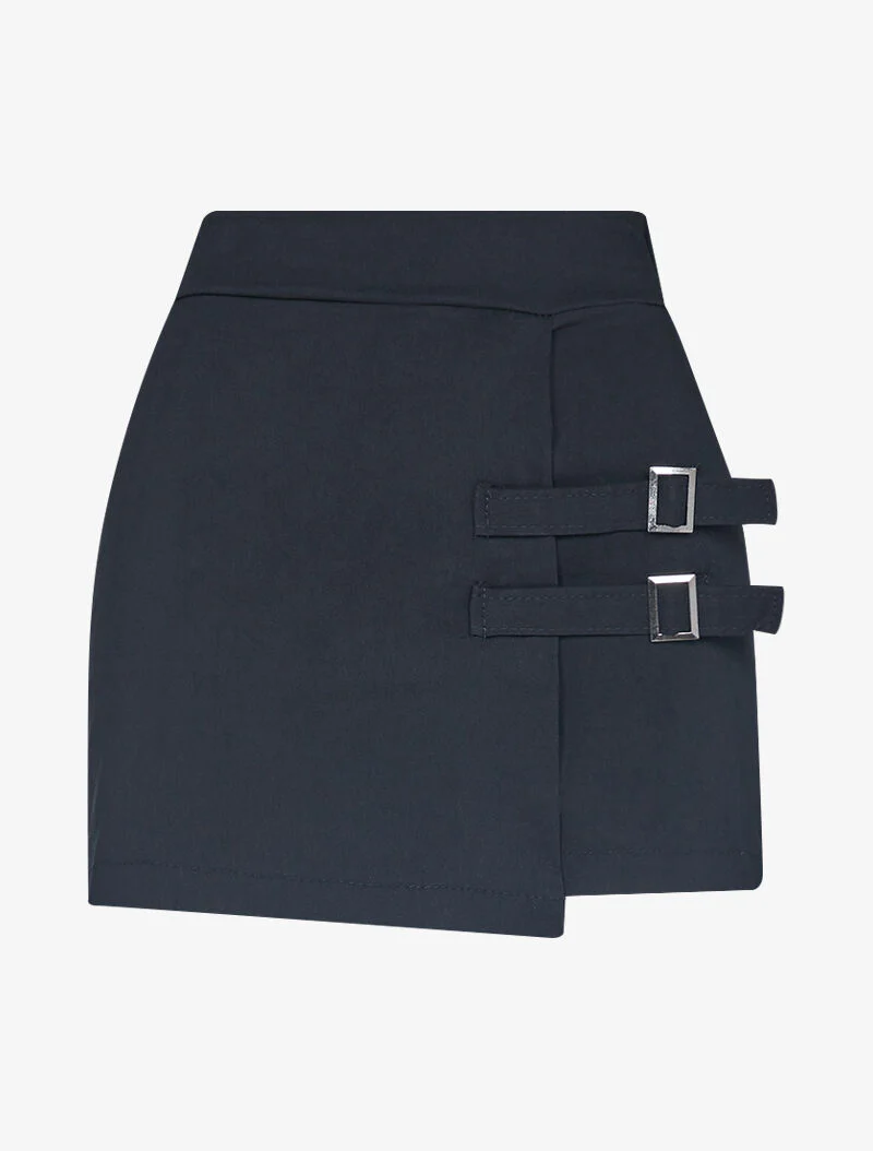 Short style jupe culotte - Noir