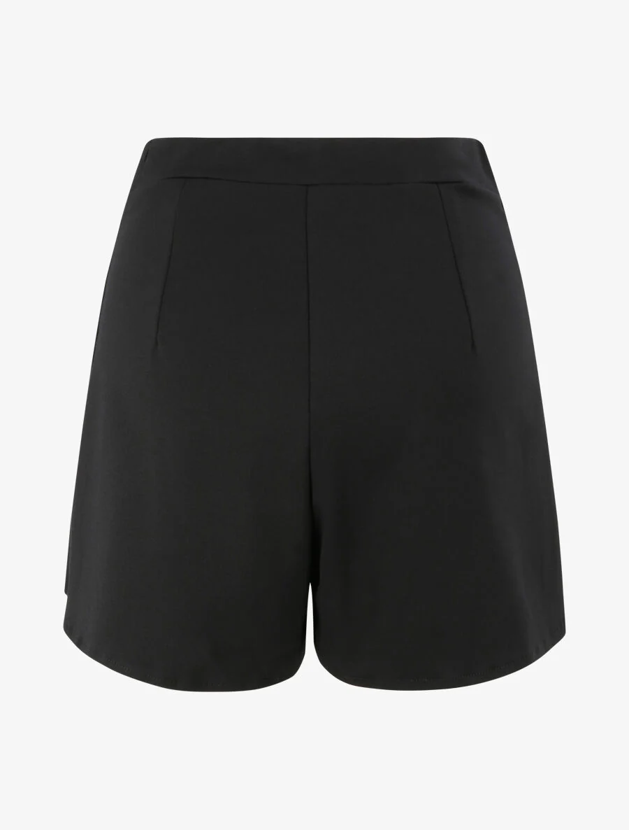 Short style jupe culotte - Noir - Image 2