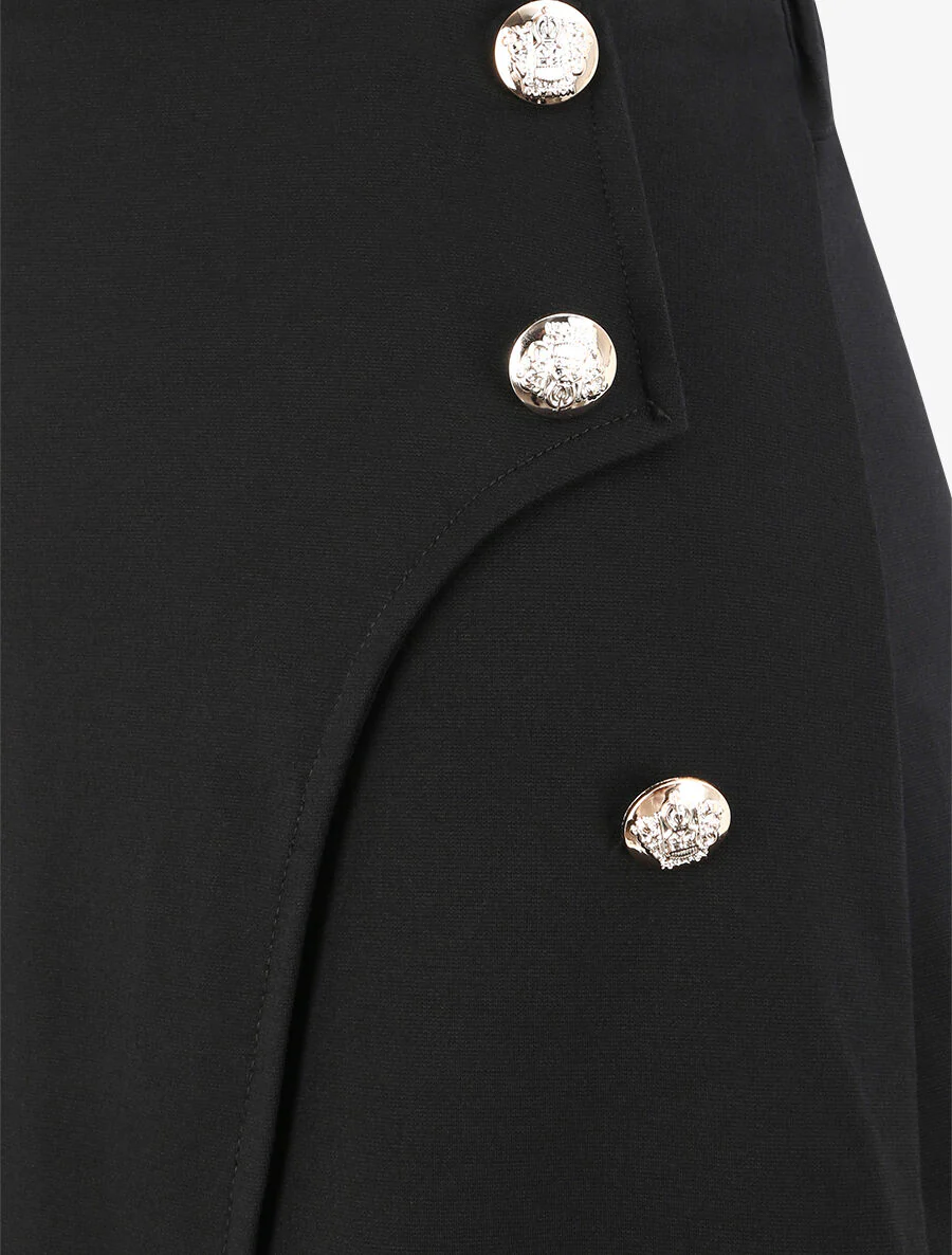 Short style jupe culotte - Noir - Image 3