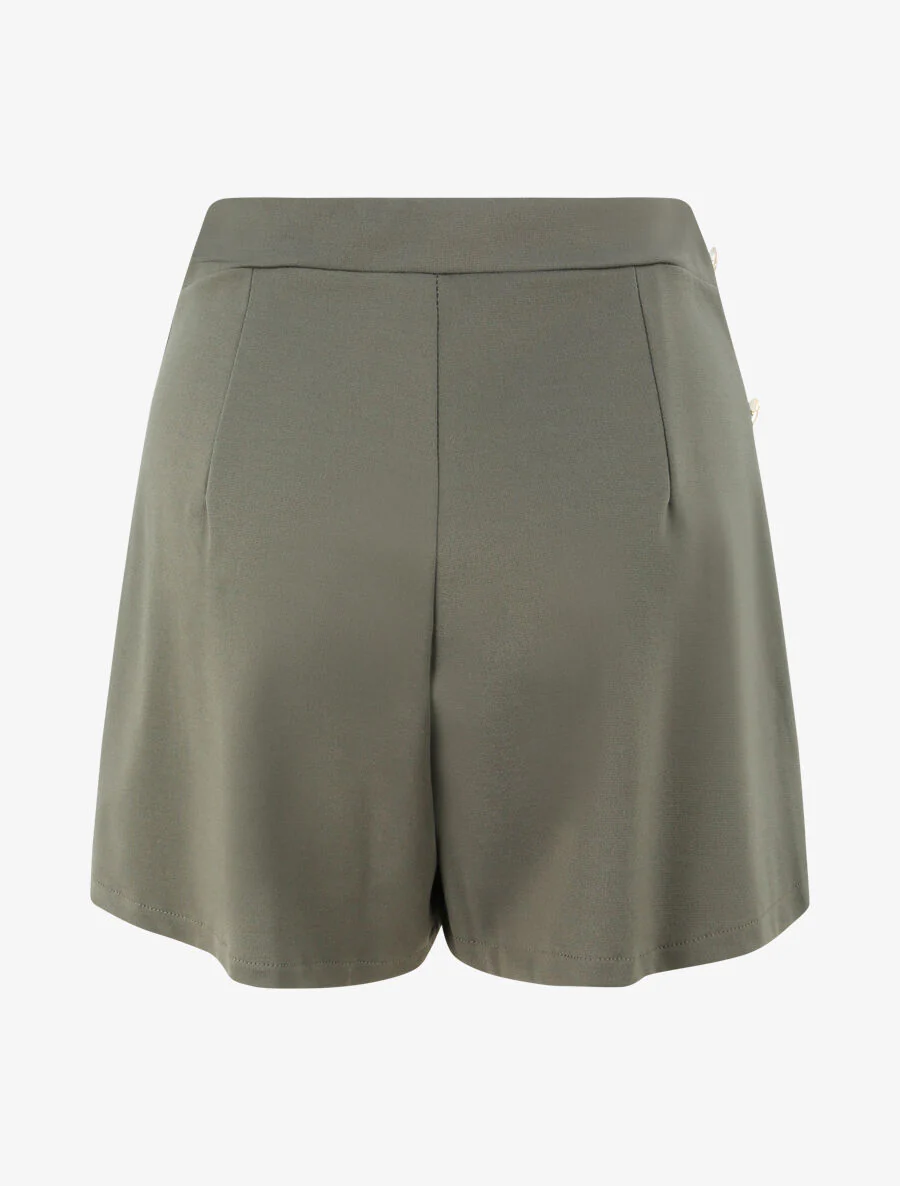 Short style jupe culotte - Kaki - Image 2