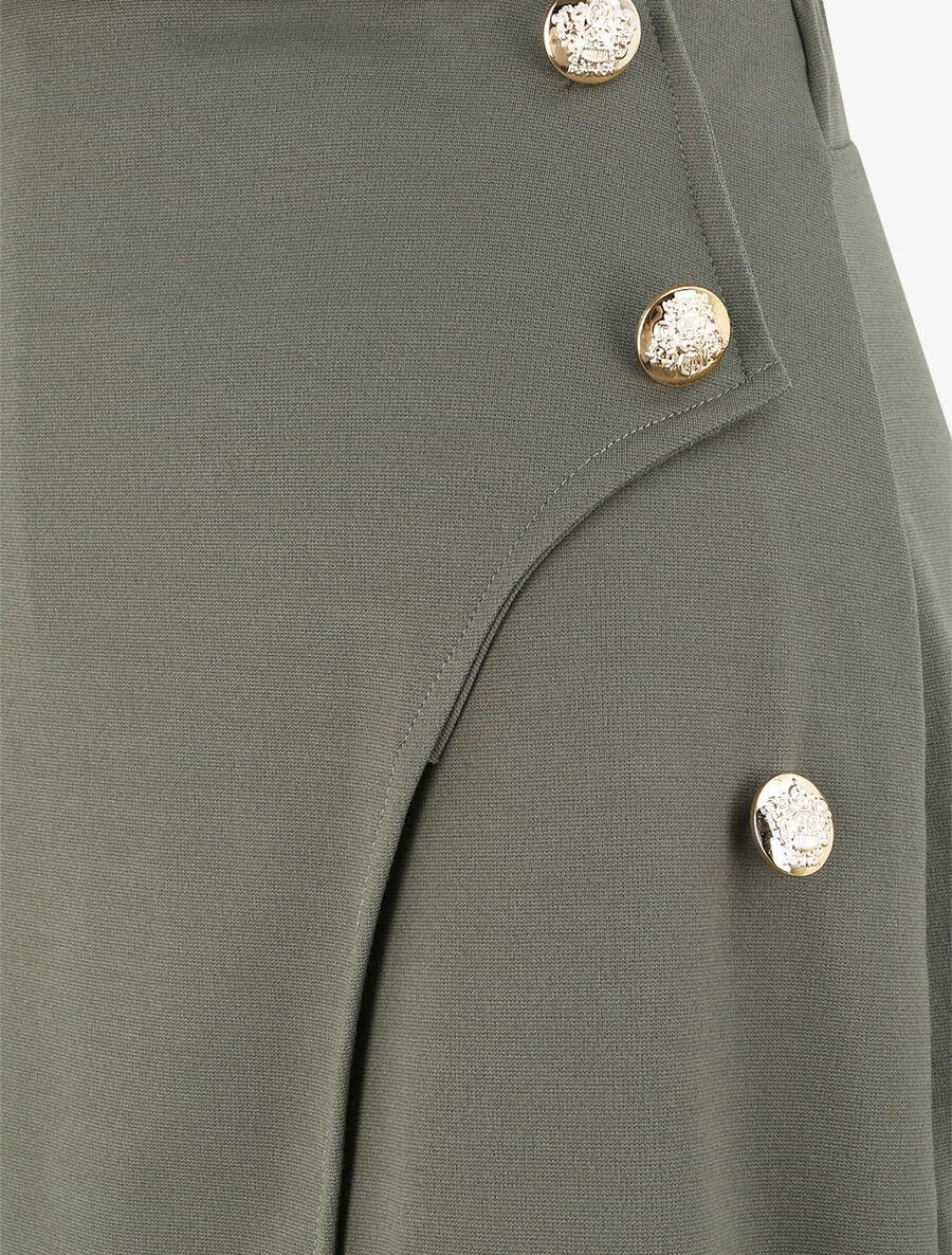 Short style jupe culotte - Kaki - Image 3