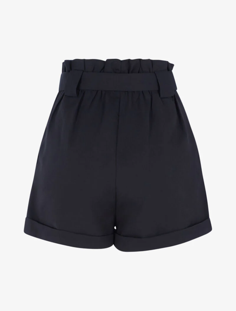 Short taille haute paper bag - noir - Image 2