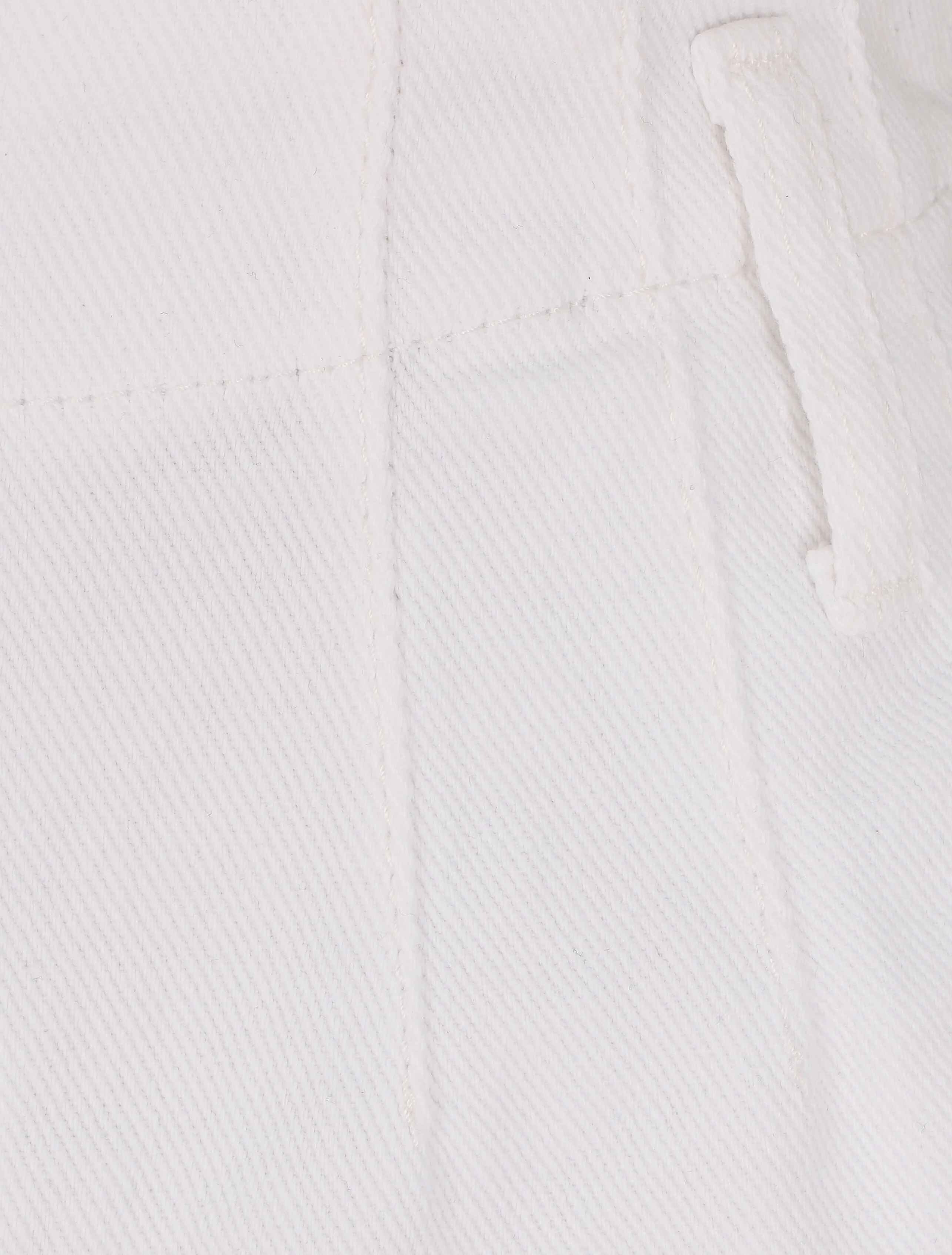 Short trapèze à taille haute - Blanc - Image 3