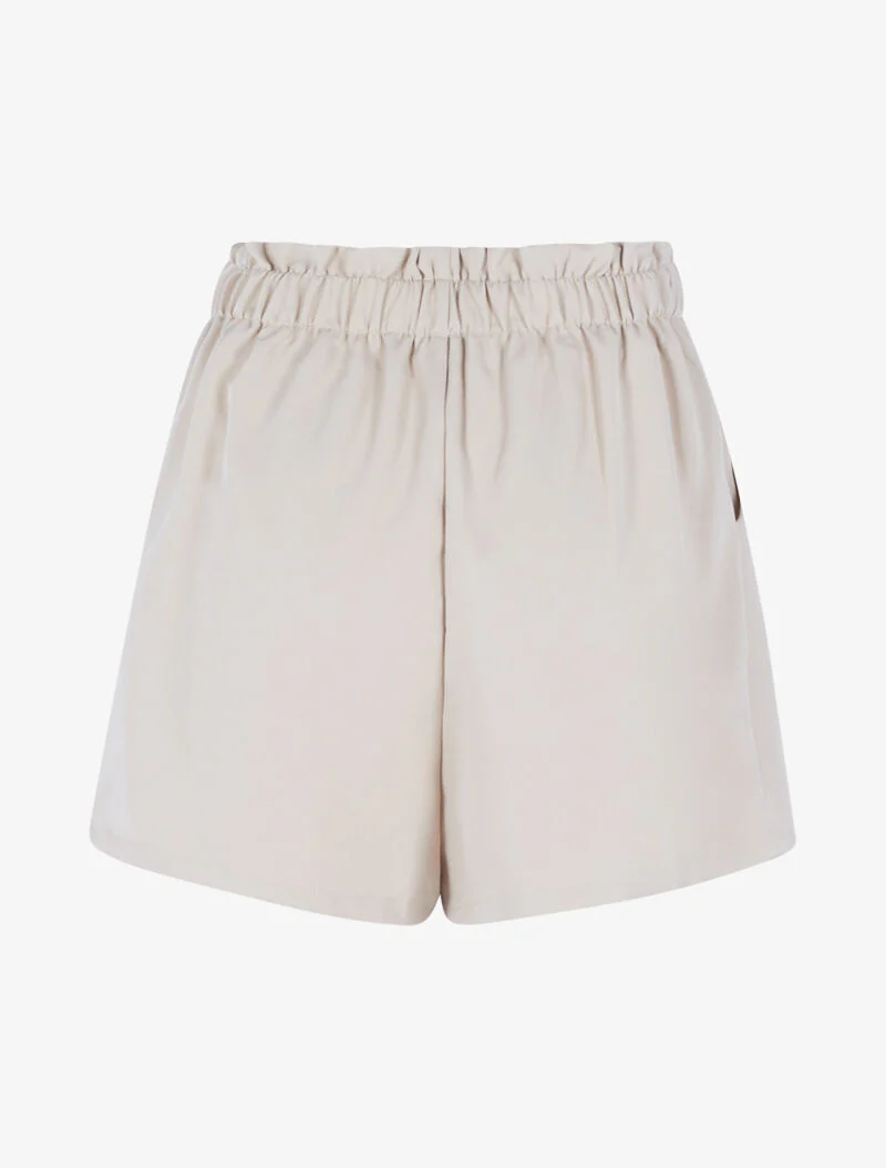 Short uni à cordon décoratif - beige - Image 2