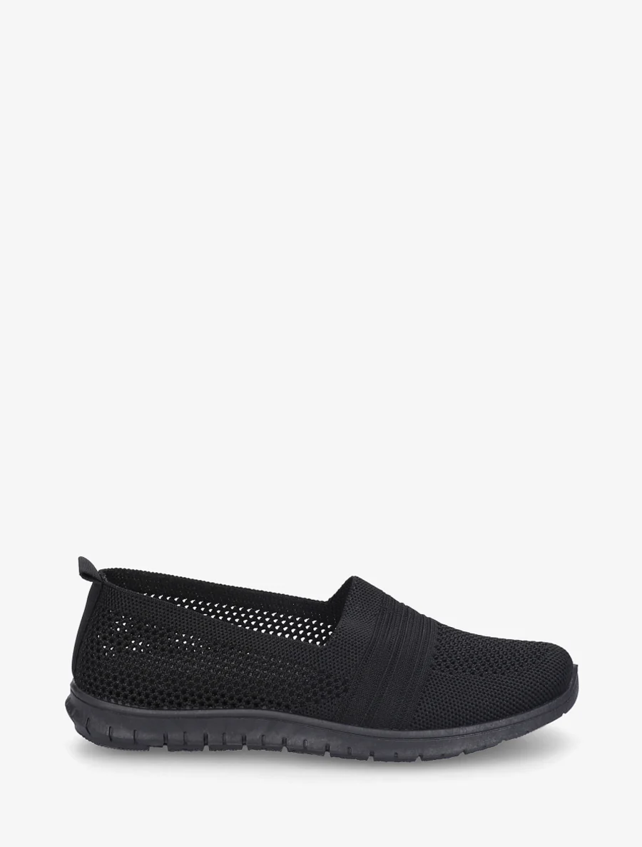 Slip-on en maille - Noir