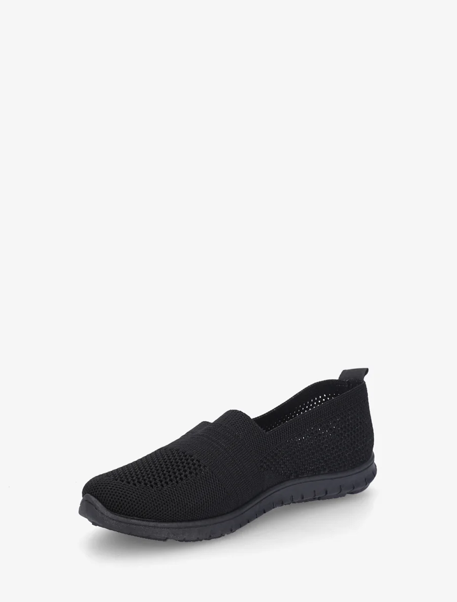 Slip-on en maille - Noir - Image 3