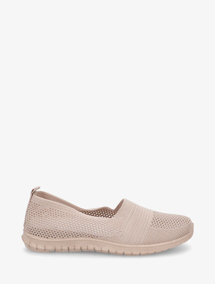 Slip-on en maille - Taupe
