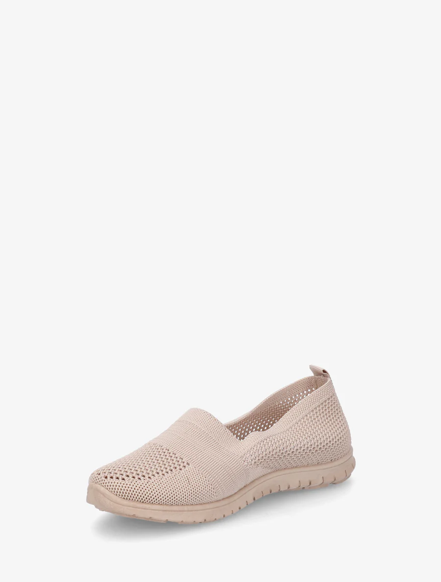 Slip-on en maille - Taupe - Image 3