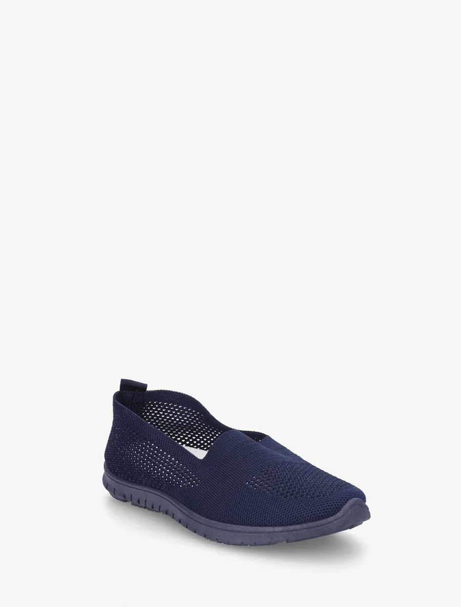 Slip-on en maille - Marine - Image 2