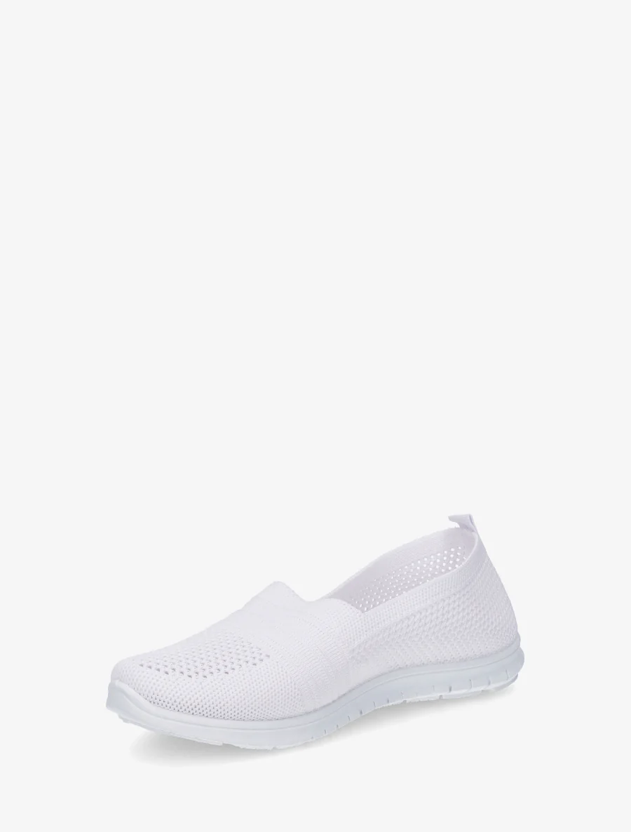 Slip-on en maille - Blanc - Image 3