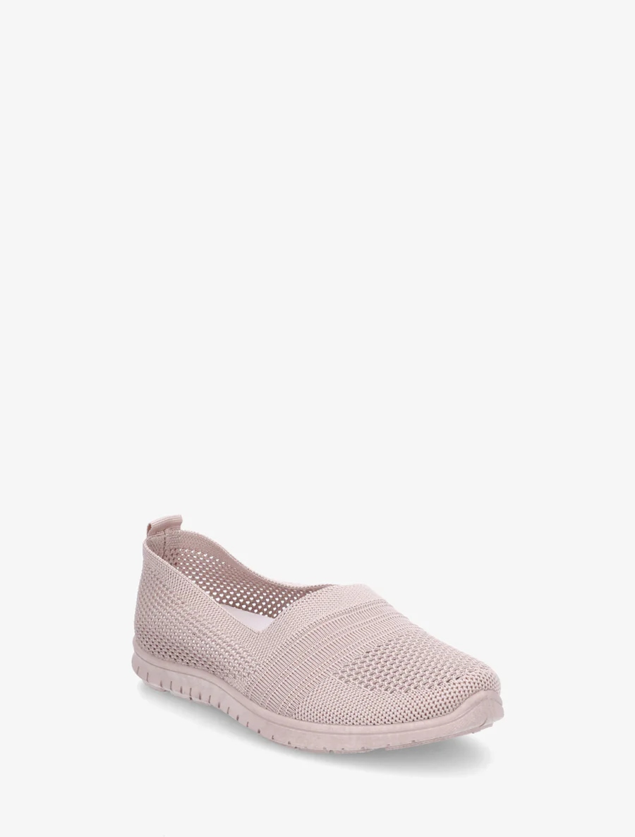 Slip-on en maille - Rose - Image 2