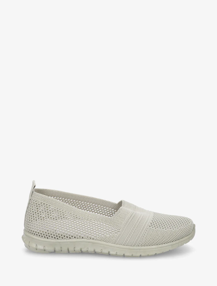 Slip-on en maille - Vert olive