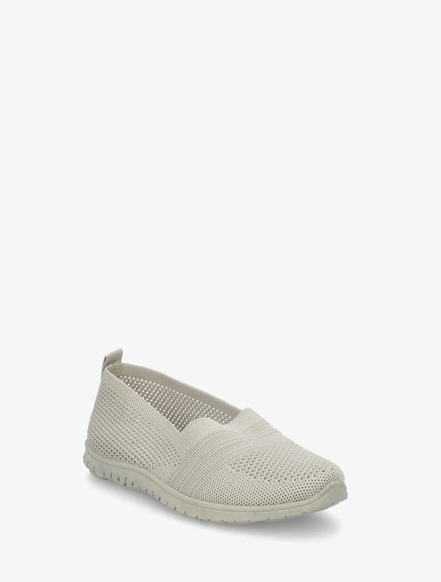 Slip-on en maille - Vert olive - Image 2