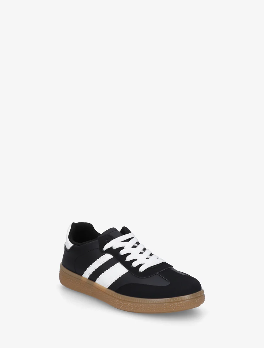 Sneakers à bandes contrastantes - Noir - Image 2