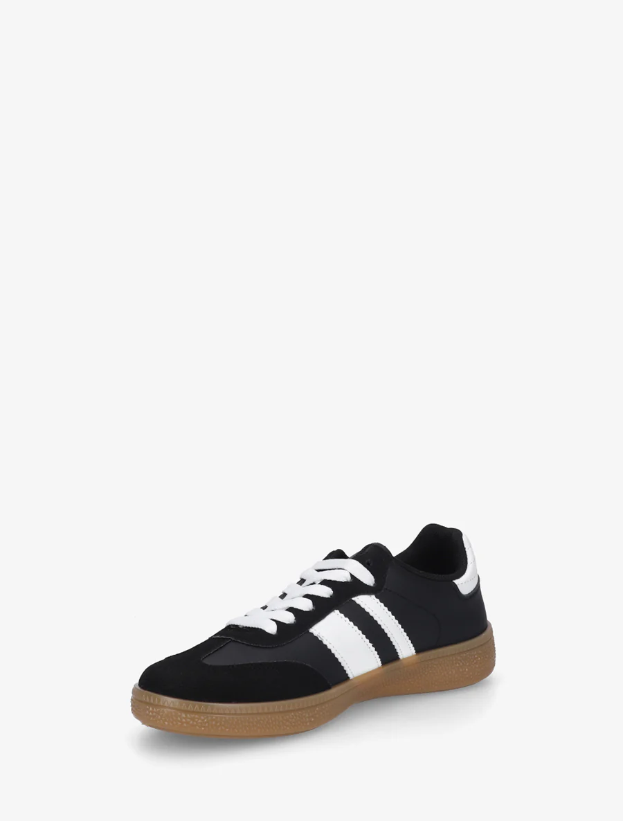 Sneakers à bandes contrastantes - Noir - Image 3
