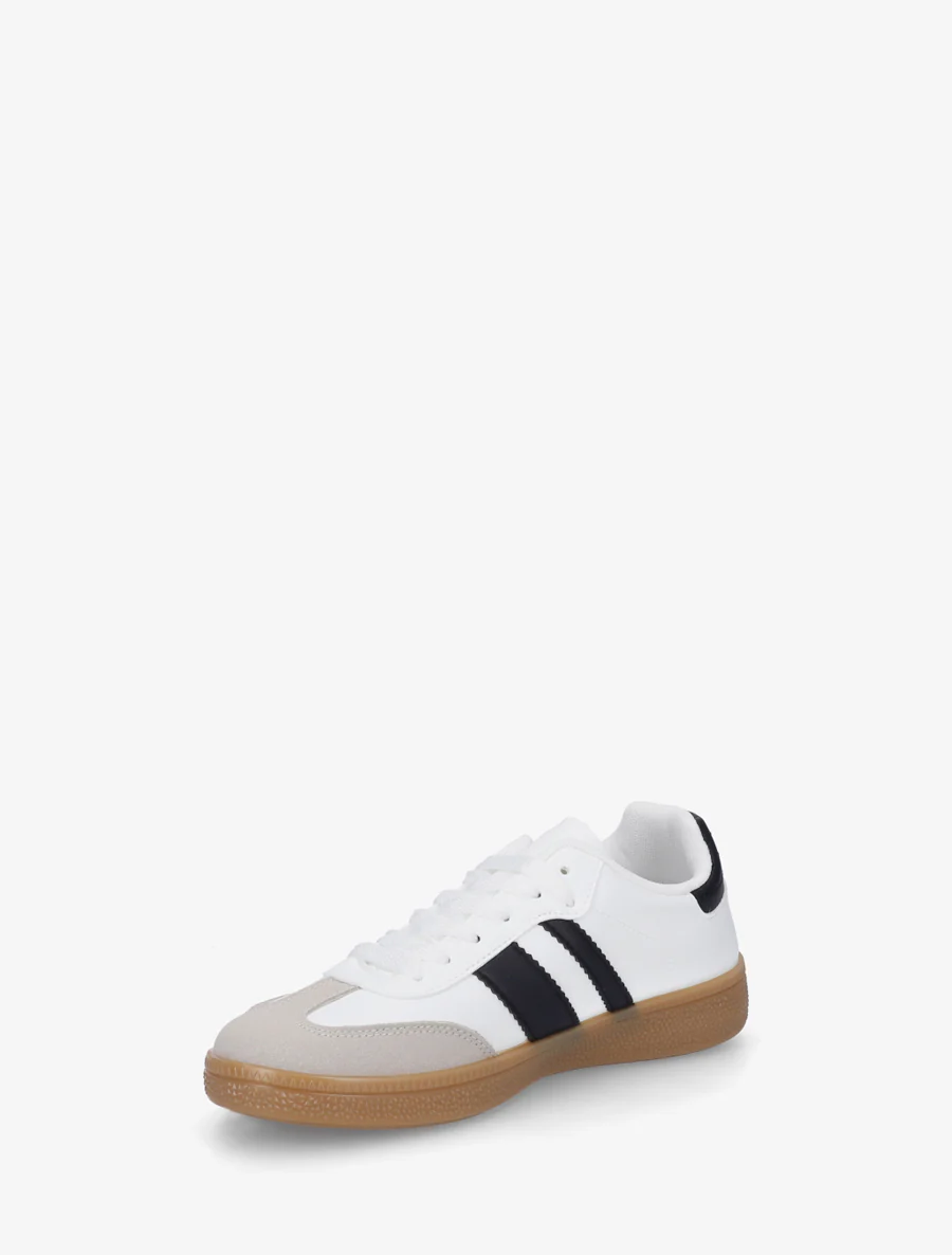 Sneakers à bandes contrastantes - Blanc - Image 3