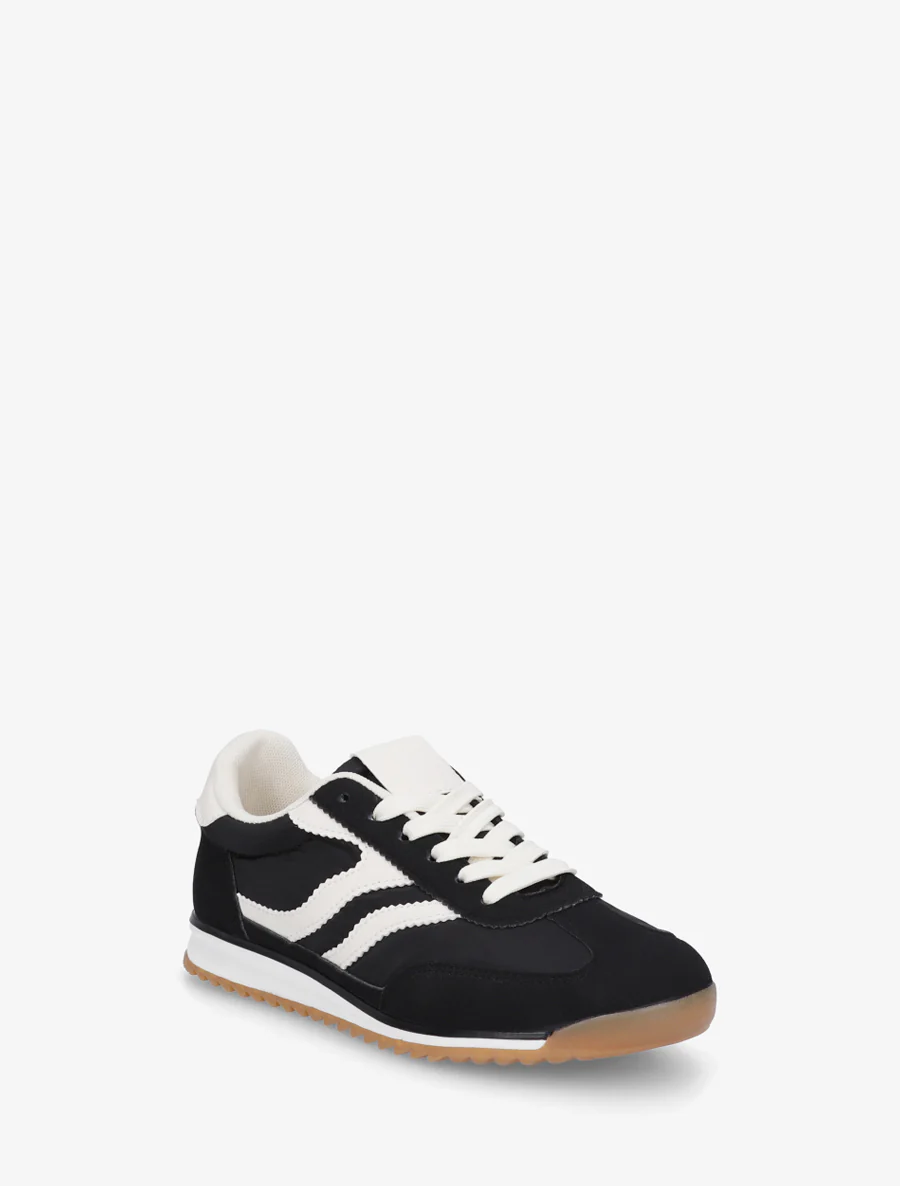Sneakers à double lacets - Noir - Image 2