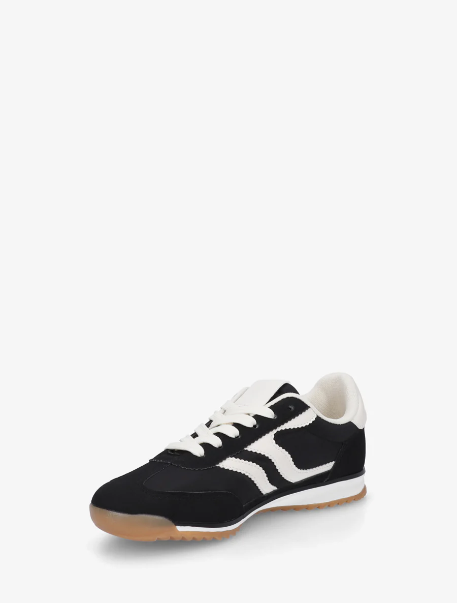 Sneakers à double lacets - Noir - Image 3