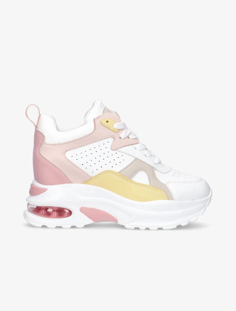 Sneakers compensées à bulle d'air intégrée - rose - Image 2