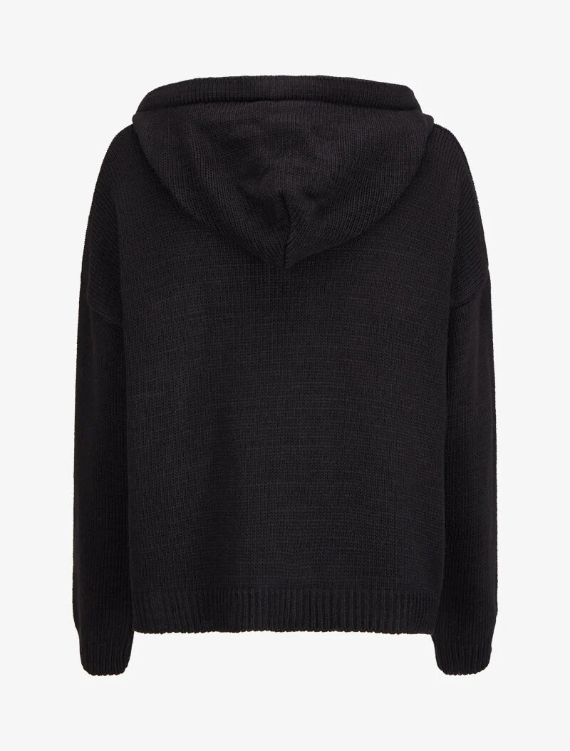 Sweat à capuche - Noir - Image 2