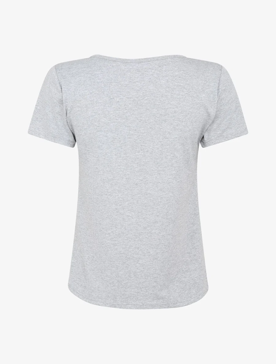 T-shirt à motif coeur et imprimé animaux - Gris - Image 2