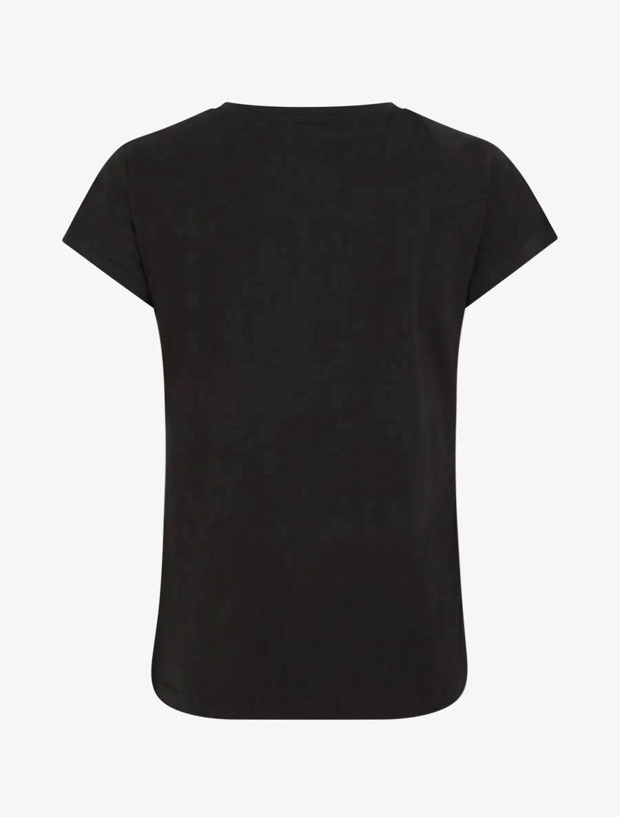 T-shirt Summer Time à strass - Noir - Image 2