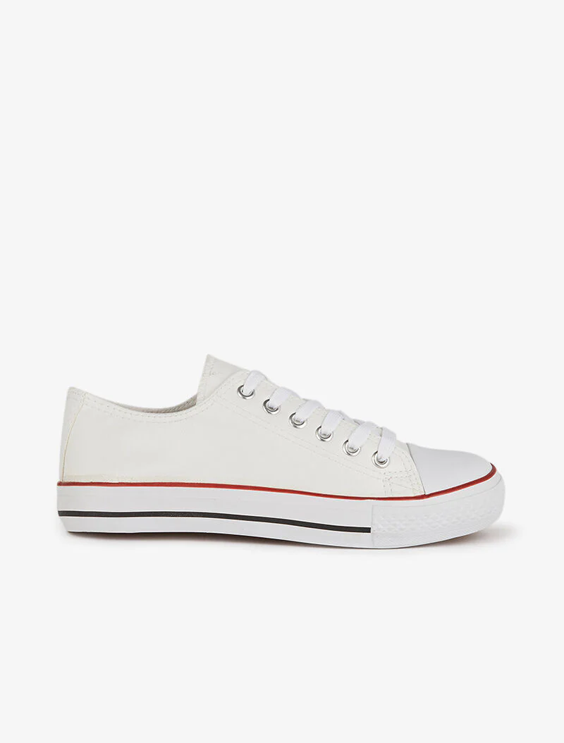 Tennis en simili - blanc - Image 2