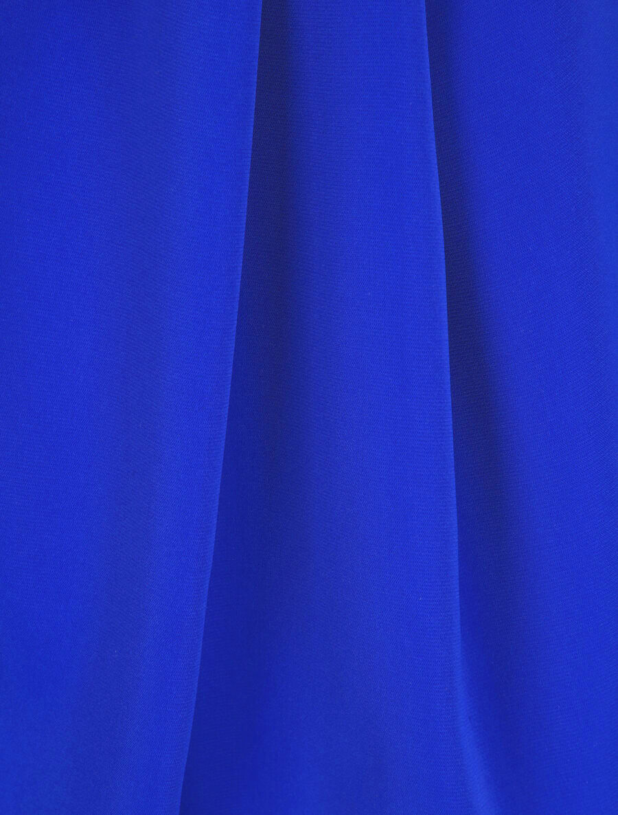 Top à col rond entrelacé - Bleu roi - Image 3