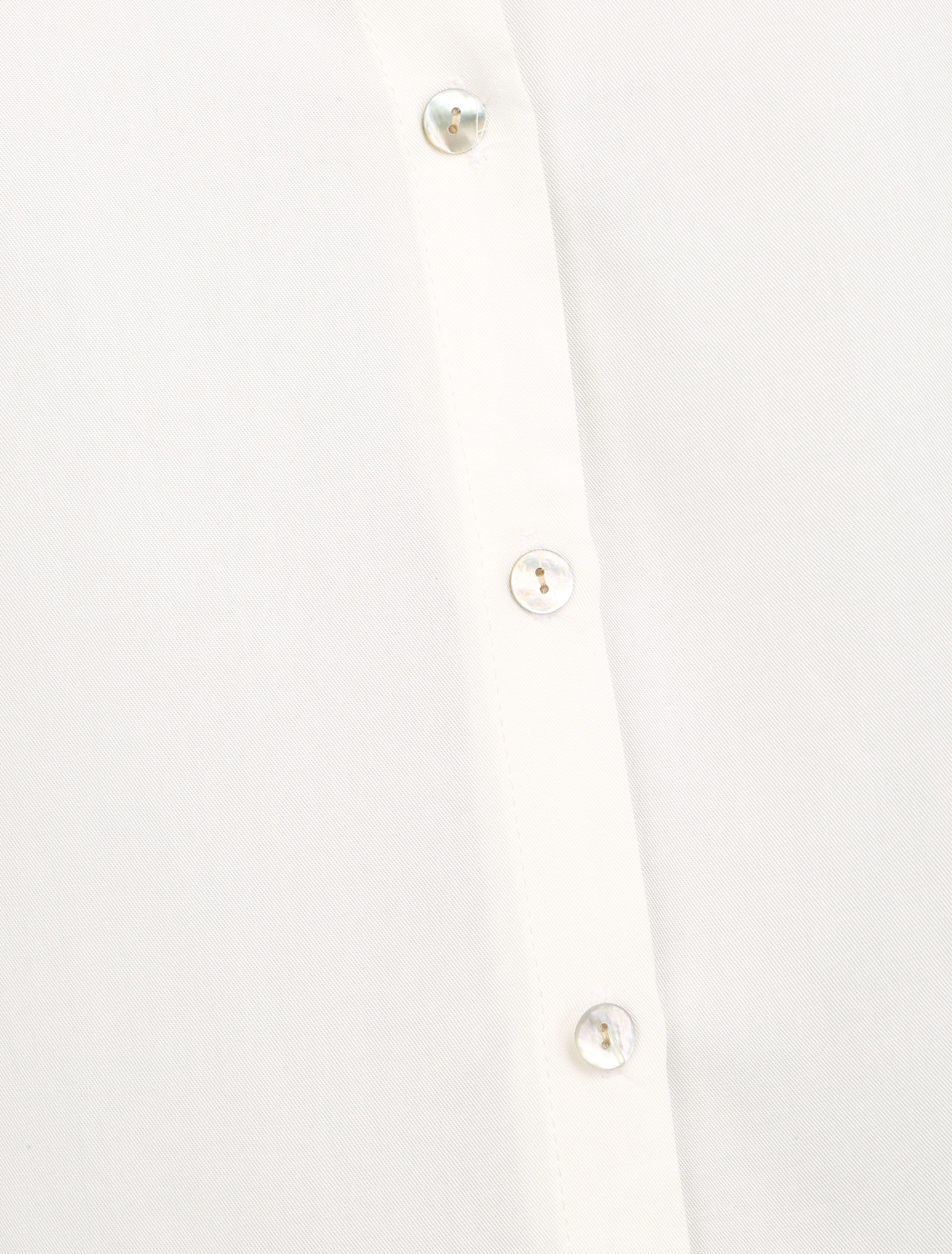 Top à dos boutonné - Blanc - Image 3