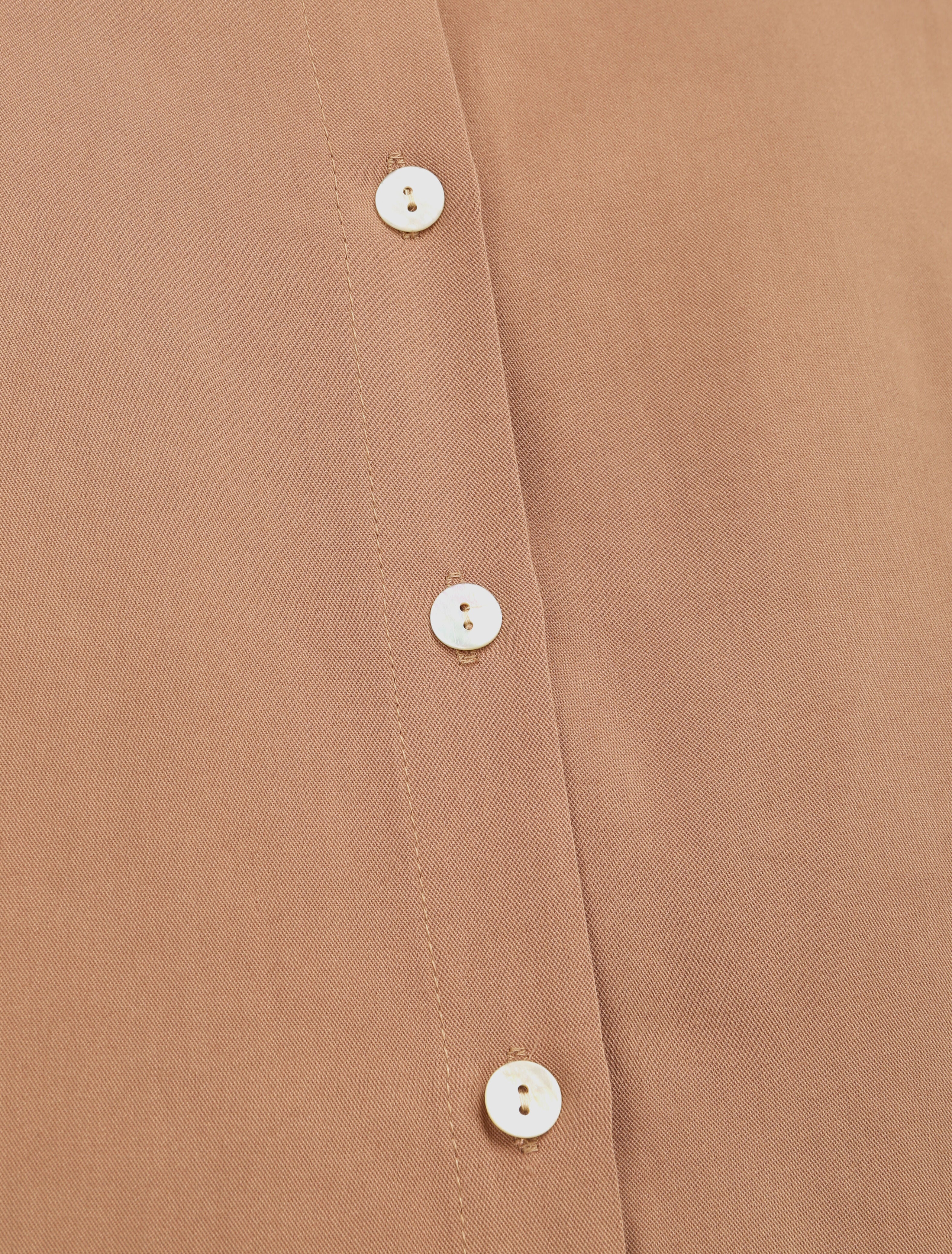 Top à dos boutonné - Camel - Image 3