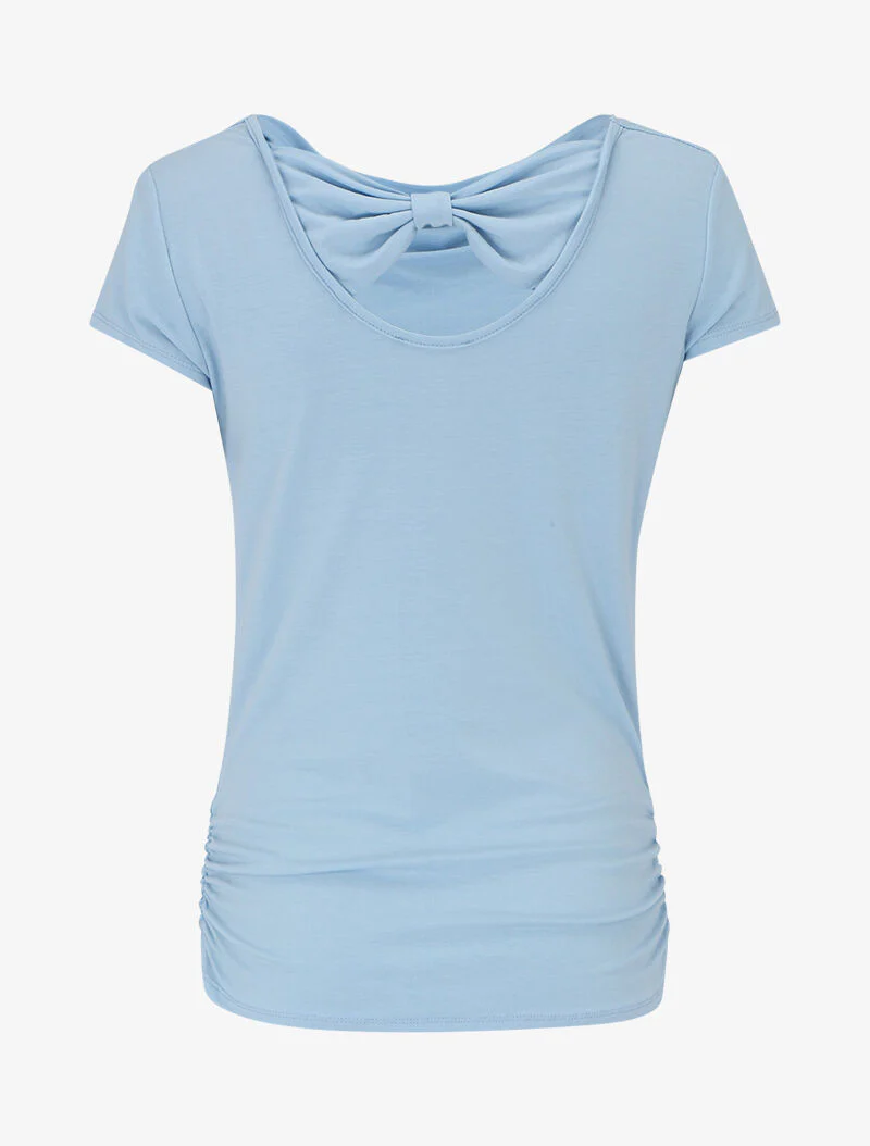 Top à dos stylisé - Bleu ciel - Image 2
