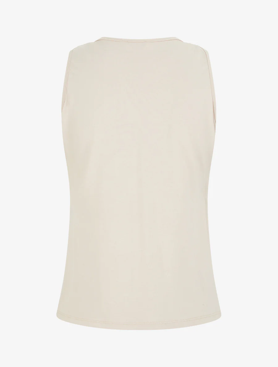 Top classique cache-coeur - Beige - Image 2