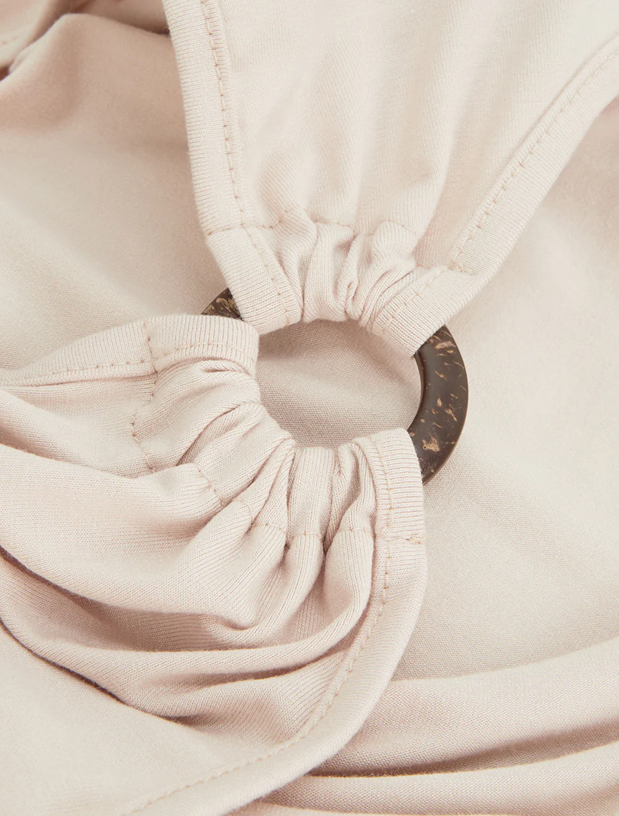 Top classique cache-coeur - Beige - Image 3