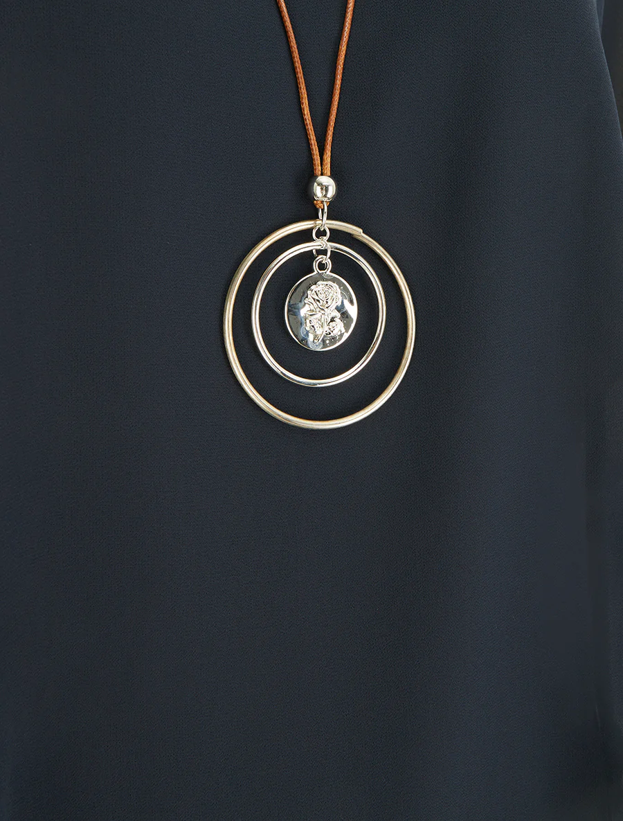 Top droit fluide en voile - Marine - Image 3