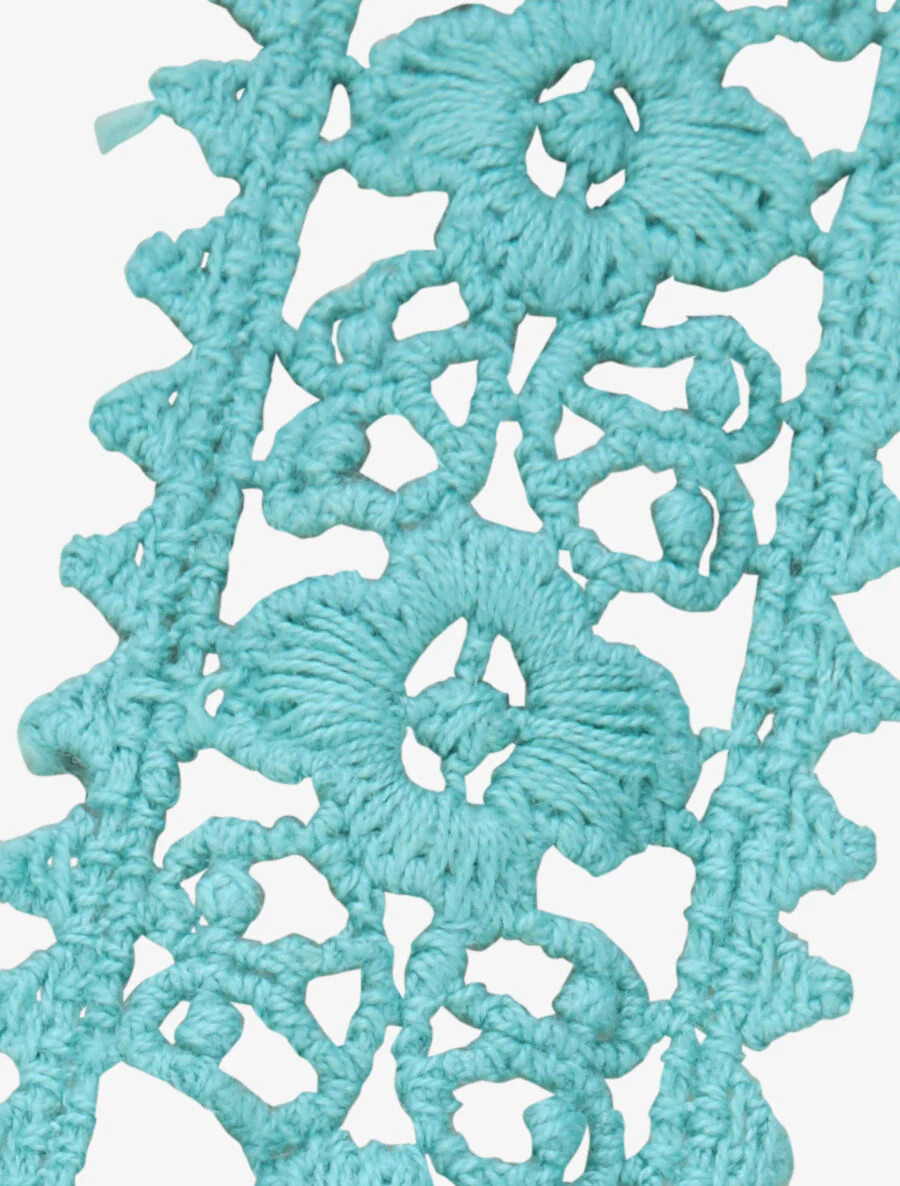 Top en voile fin transparent - Turquoise - Image 3