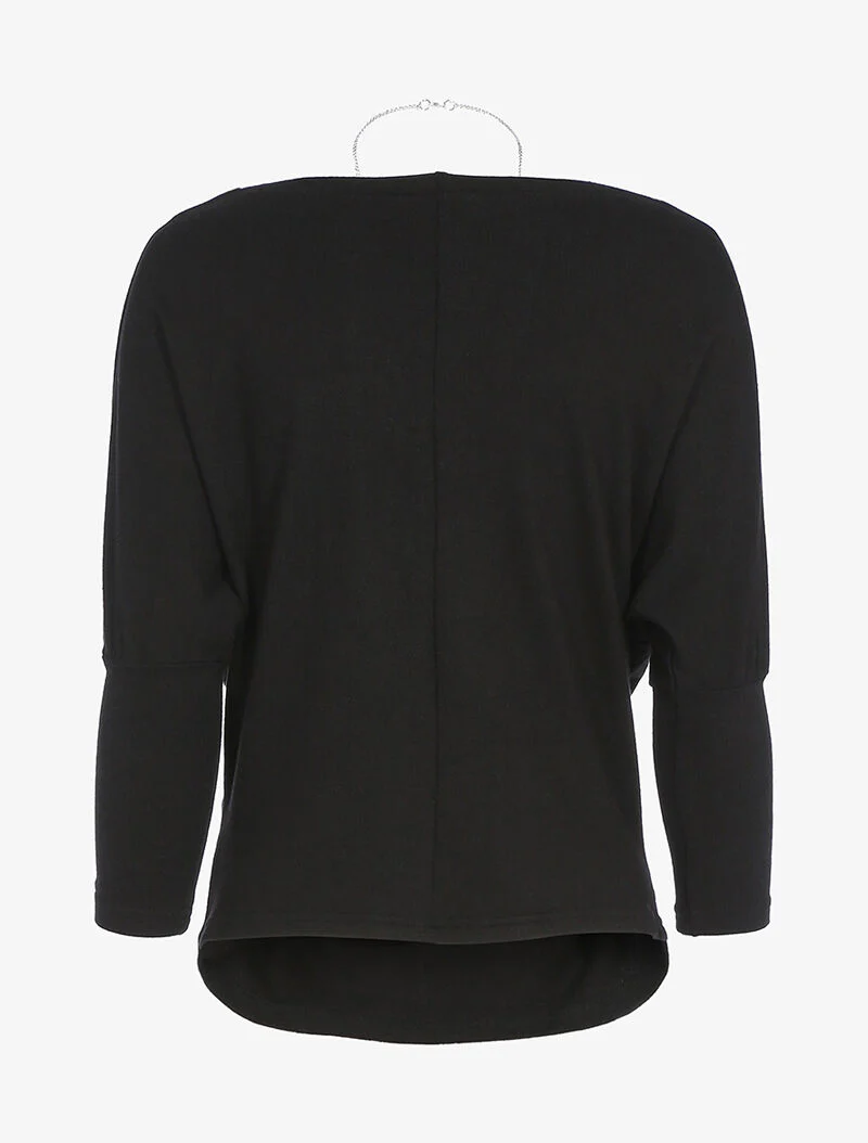 Top encolure coupe bateau ajustable - noir - Image 2