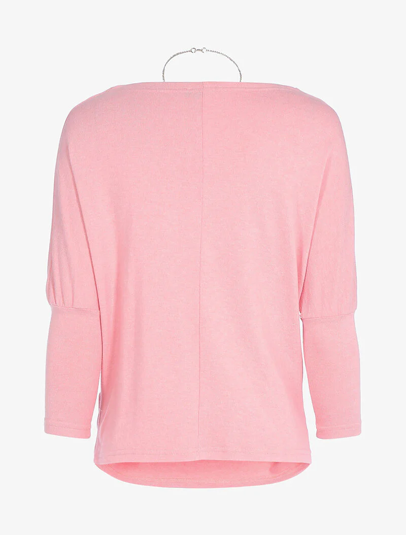 Top encolure coupe bateau ajustable - rose - Image 2
