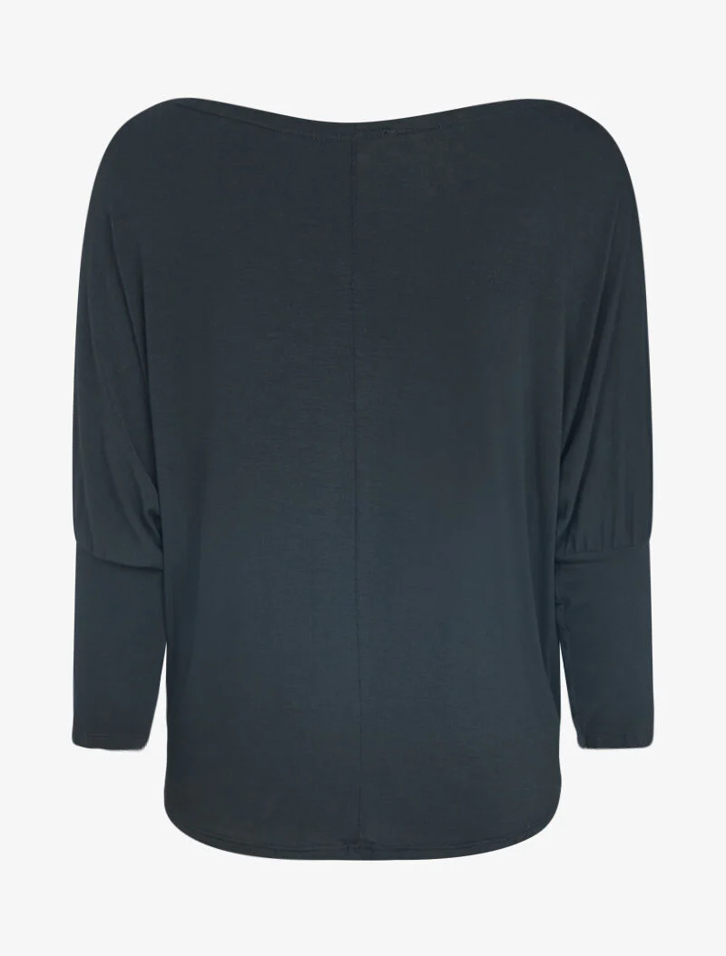 Top fluide coupe chauve souris - noir - Image 2