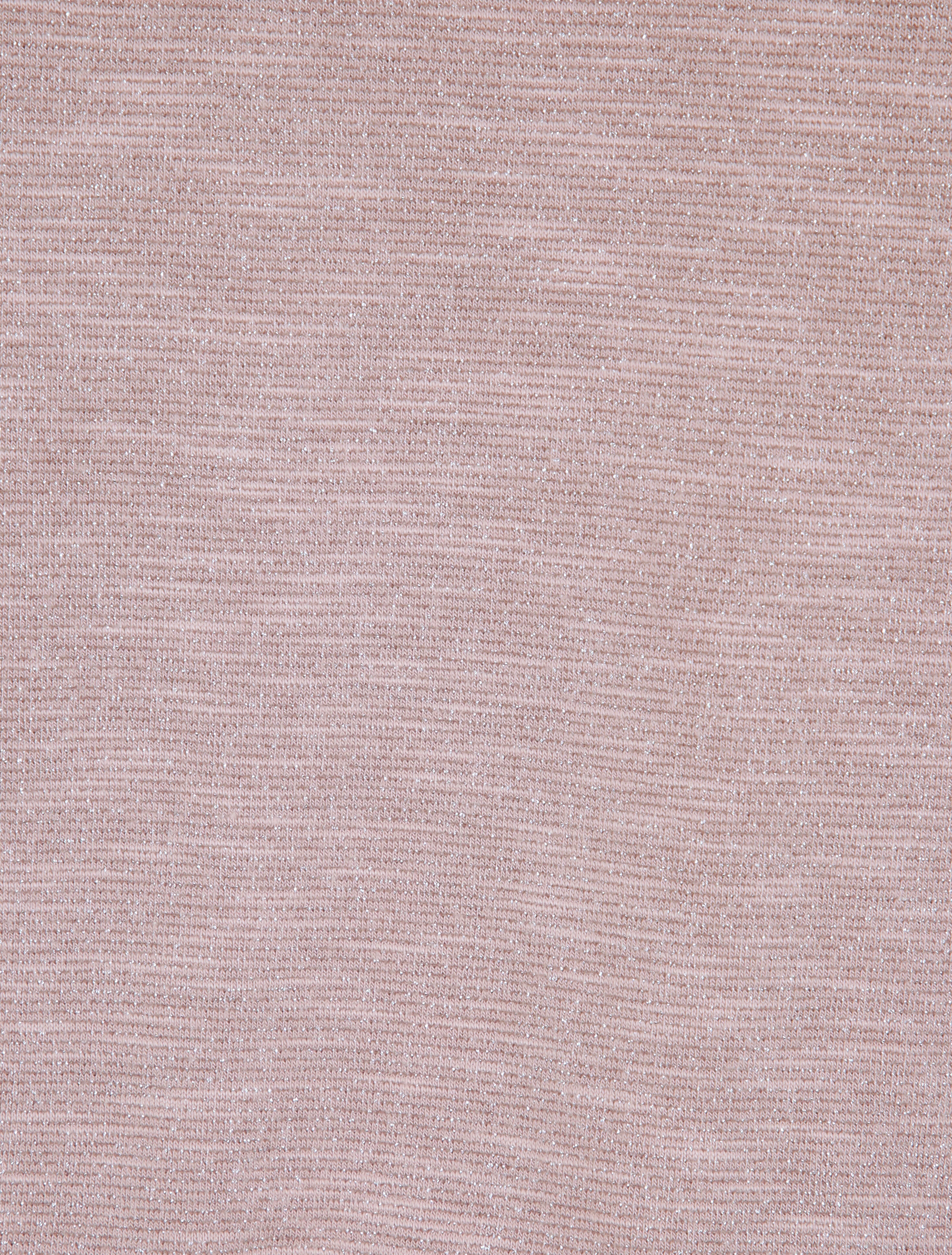 Top loose irisé manches 3/4 - Rose poudré - Image 4
