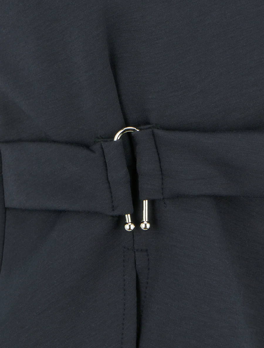 Top manches courtes à boucle - Bleu nuit - Image 3
