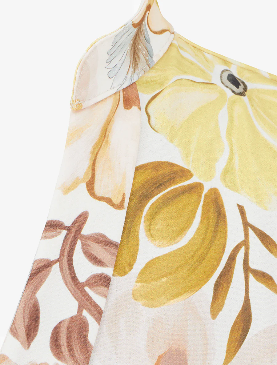 Top sans manches imprimé fleuri - Jaune - Image 3