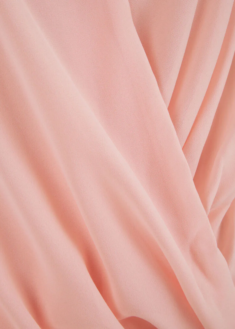 Top uni à bas élastiqué - Rose - Image 3