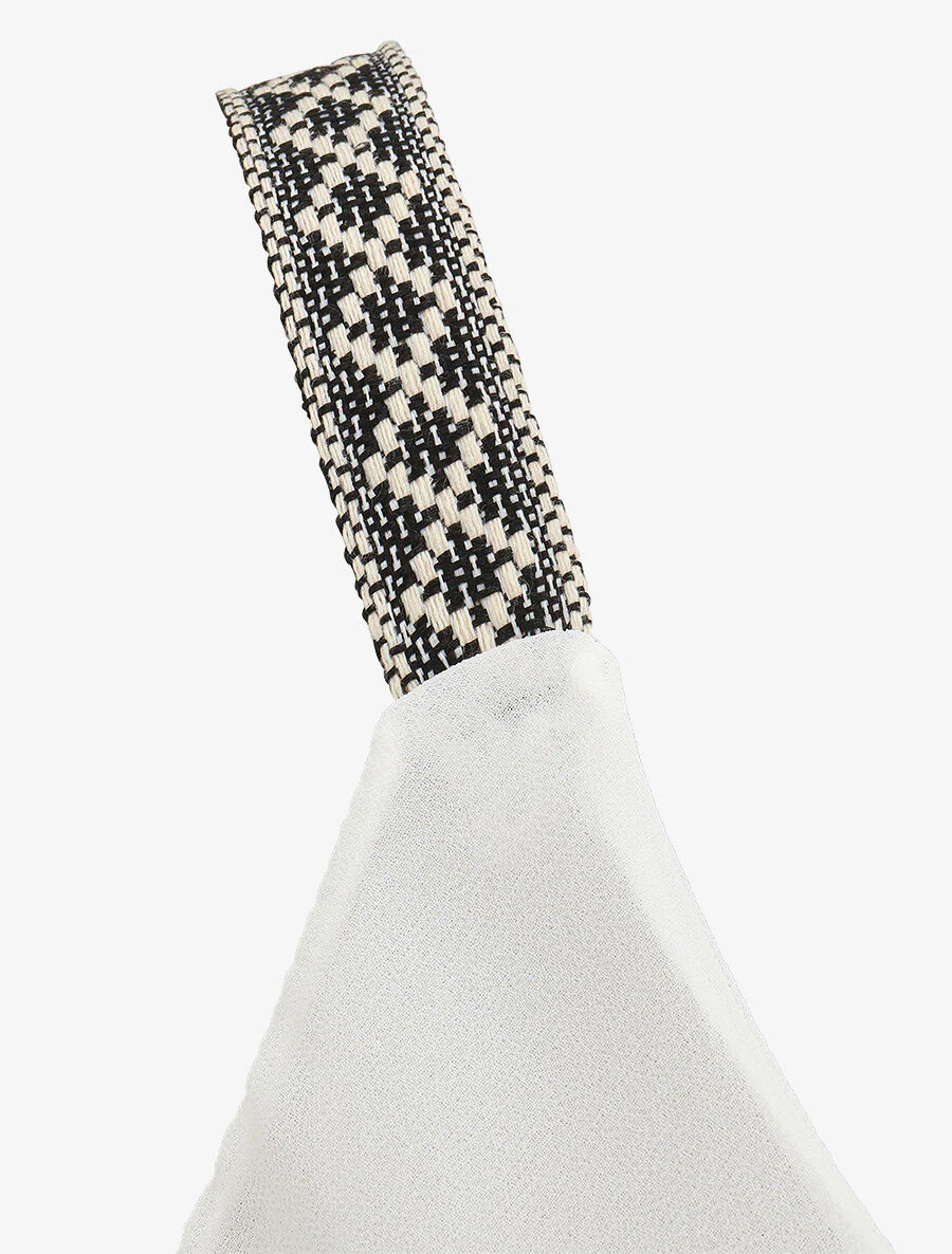 Top uni à bretelles imprimé aztèque - Blanc - Image 3