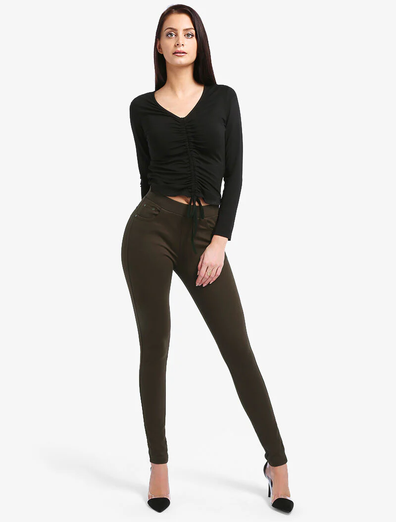 Tregging uni - marron - Image 3