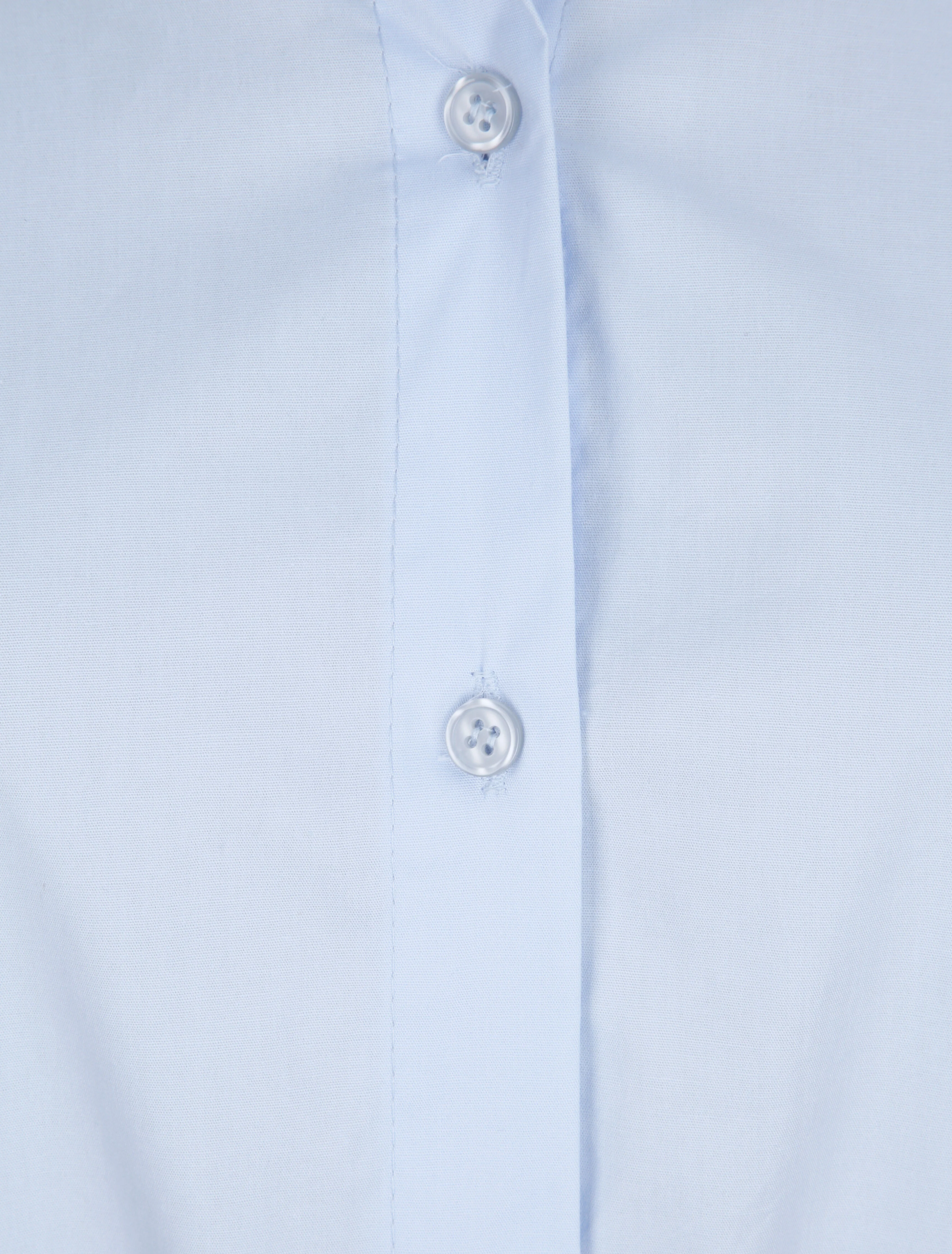 Tunique style chemise unie - Bleu ciel - Image 3