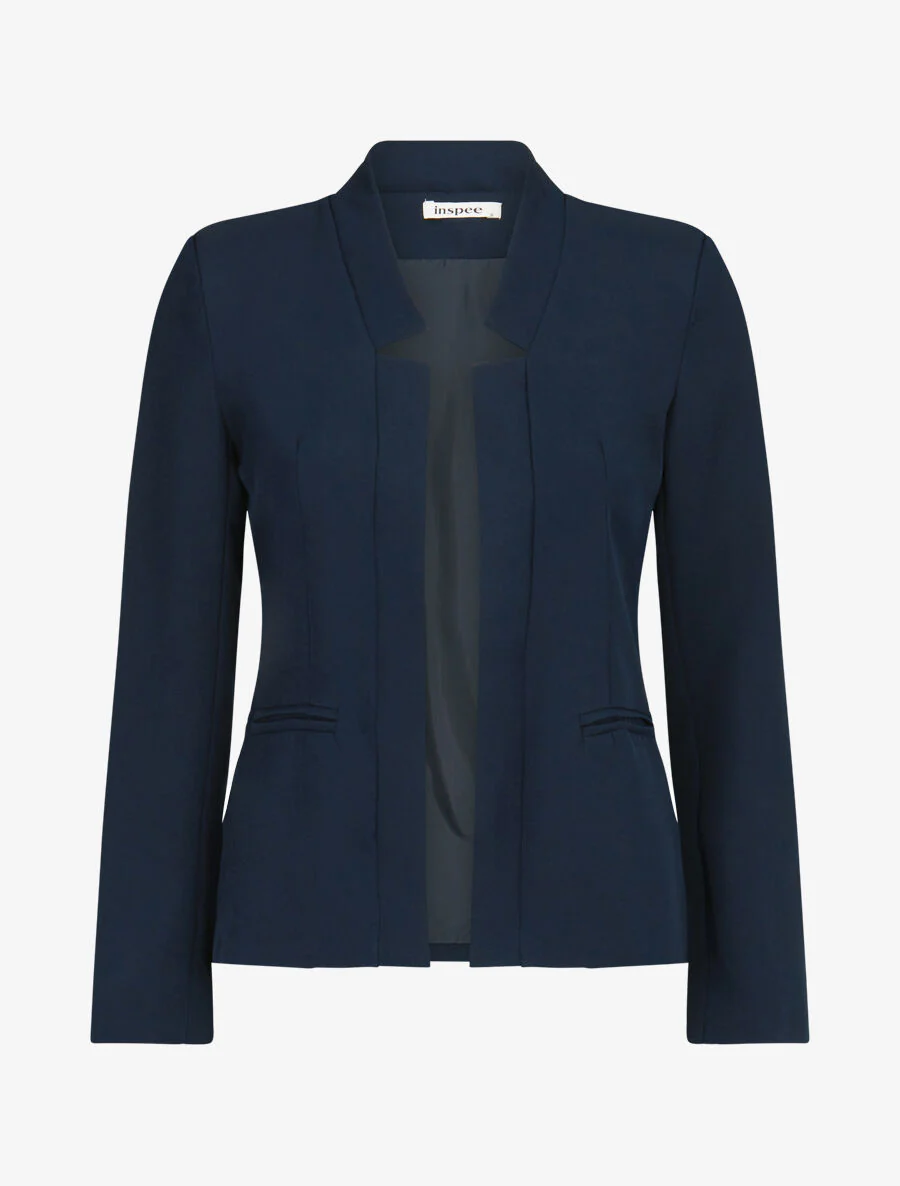 Veste à col cranté - Marine